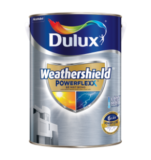 Sơn Ngoại Thất Cao Cấp Dulux Weathershield Powerflexx - Bề mặt Bóng