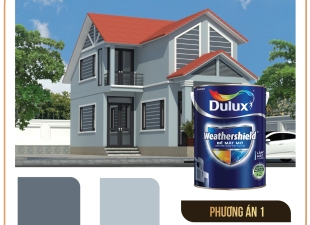 PHƯƠNG ÁN PHỐI MÀU SƠN 3D MIỄN PHÍ CHO NGÔI NHÀ CỦA BẠN TỪ THƯƠNG HIỆU SƠN DULUX